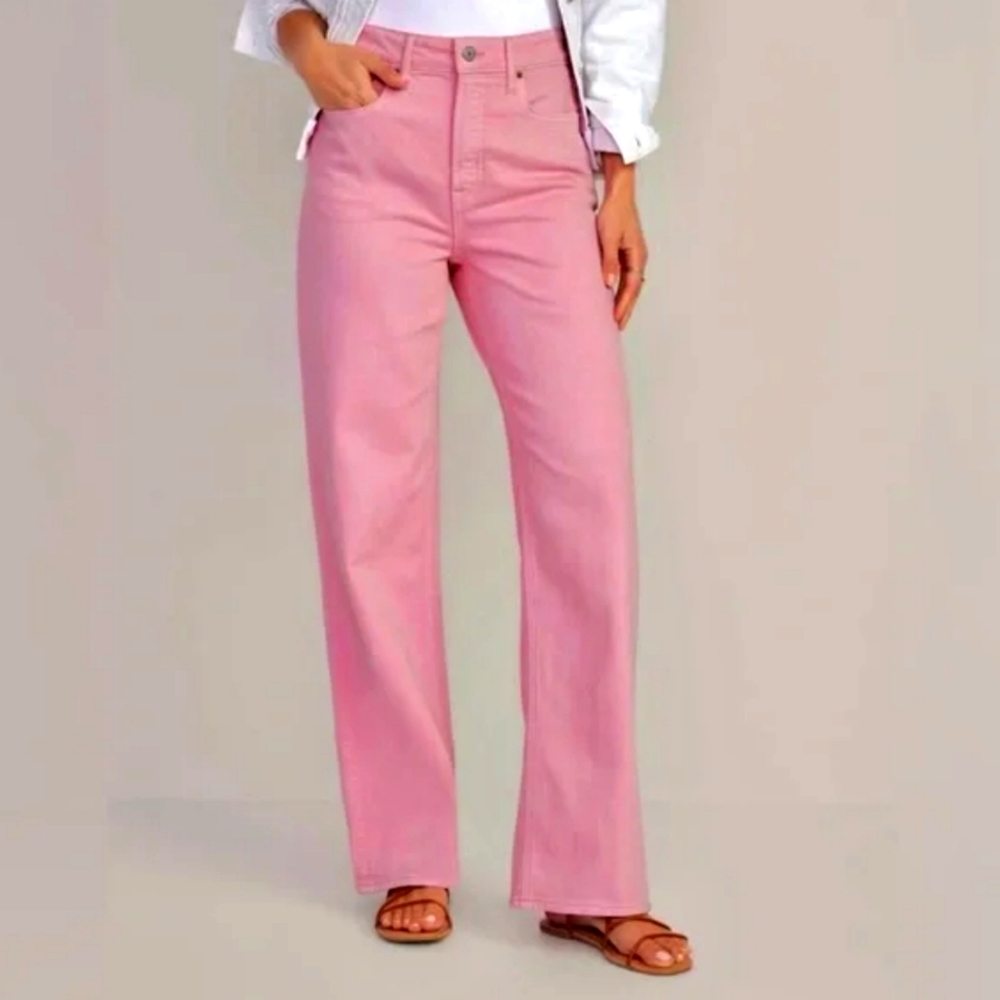 Skyhigh Pink Wide Leg Jean
